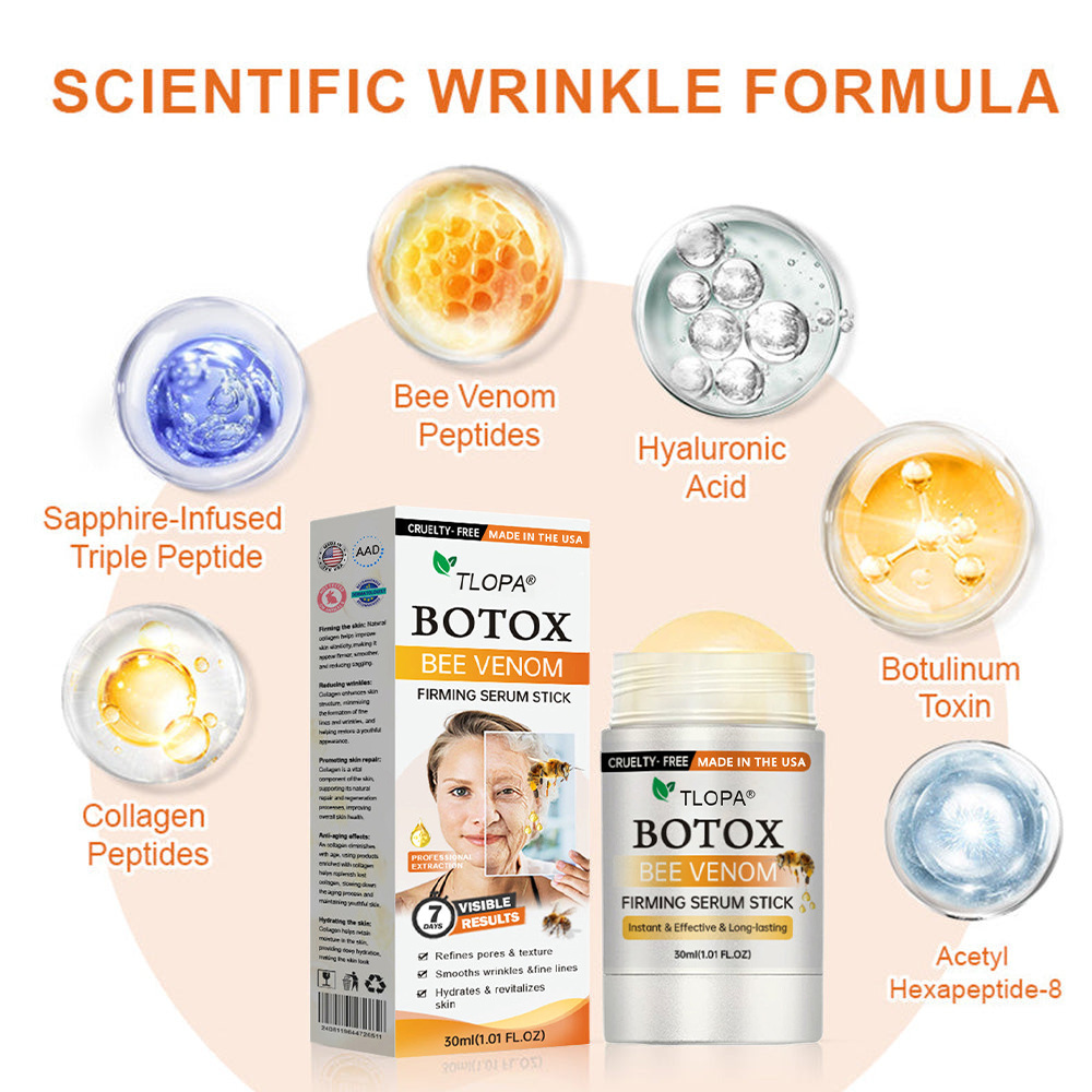 Made and Shipped from USA✨TLOPA® Botox Bee Venom Firming Serum Stick(🔥LAST DAY 70% OFF)💄